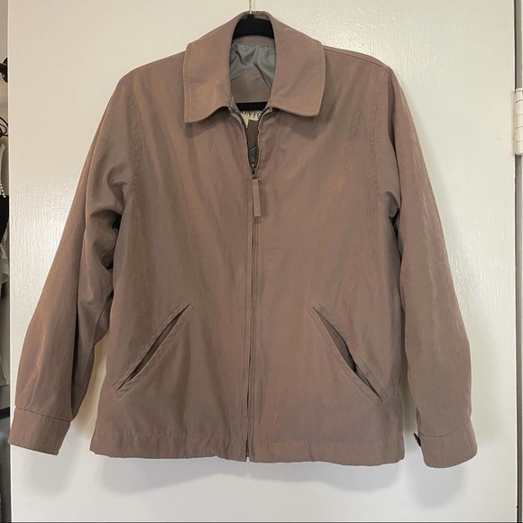 London Fog Mauve Jacket Size Medium Petite - Picture 4 of 5